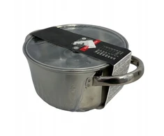 Bez Marki HOME COOK puodas 16 cm 1,99 l su stikliniu dangteliu - nerūdijantis plienas