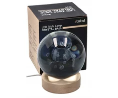 Bez Marki I-Total Kryształowa kula 8cm Z kotkiem Lampka nocna Na biurko LED na Usb