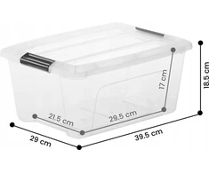 Bez Marki IRIS Topbox laikymo dėžutė - 15L - 2 vnt.