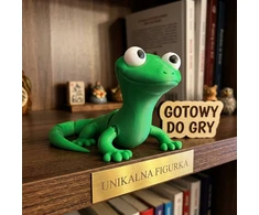 Bez Marki JASZCZURKA TOM HOPPERS 3D RUCHOMA FIGURKA MEM LIZARD GADŻET PREZENT ZABAWKA