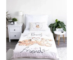 Bez Marki Jerry Fabrics vaikiškas patalynės komplektas Lion King Best Friends, 100x135, 2 dalių