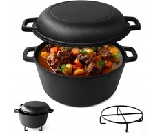 Bez Marki Joeji's Kitchen ketaus puodas 4,7 L su dangčiu
