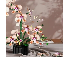 Bez Marki Kaladėlės STORCZYK ORCHIDEA LOGO KWIATY OZDOBA KONSTRUKCYJNE 886 DUŻY Rinkinys