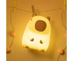 Bez Marki Kapibara Lampka LED Urocza Nocna dla Dziecka Prezent