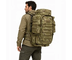 Bez Marki Karinė BACKPACK 70L Camo taktinė karinė su 120cm ginklo gaubtu