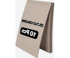 Bez Marki KARTONAS 10 Vnt A4 2MM PILKO KARTONO MODELIAVIMAS