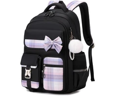 Bez Marki KAWAII MERGAITĖS MOKYKLĖS KURIŠINĖ 15,6" NEPERSPĖJIMAS SU POMPOM