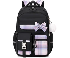 Bez Marki KAWAII MERGAITĖS MOKYKLĖS KURIŠINĖ 15,6" NEPERSPĖJIMAS SU POMPOM