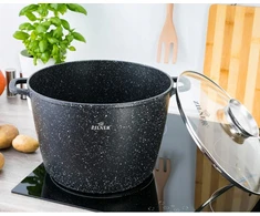 Bez Marki KERAMINIS PUODAS Marmurinis KADELIS Gilus aukštas 4l 20cm 4066