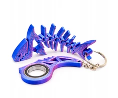Bez Marki Keyrambit Rekinek Fidget Spinner 3d - Žaislas su besisukančiu guoliu