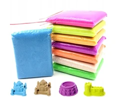 Bez Marki KINETIC MAGICAL SAND 1KG SANDLINE COLORS PLASTIC STOCK