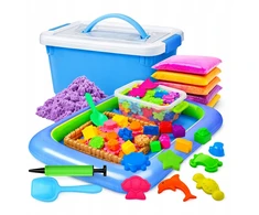 Bez Marki Kinetic Sand 3kg Magic Set Formelės Mentele Sandbox Children XL
