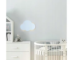 Bez Marki KINKIET LAMPA ŚCIENNA TK LIGHTING CLOUD 4966 CHMURKA mėlyna DLA CHŁOPCA