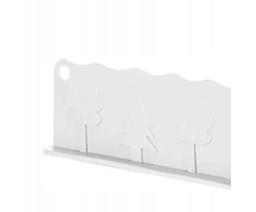 Bez Marki Kitchen Vanduo Splash Guard Easy to Clean Splashproof Protector Sink Baltas