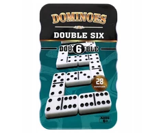 Bez Marki Klasikinis domino žaidimas metalinėje dėžutėje