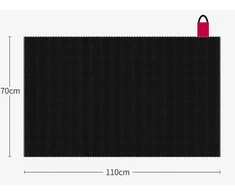Bez Marki Kompaktiškas pledas 110x70 cm – lengvas ir sulankstomas