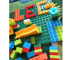 Bez Marki KONSTRUKCINĖ PLOKŠTELĖ 16x16 KAIŠČIŲ PAGRINDAS DUPLO BLOKELIAMS