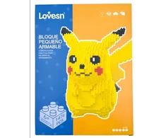 Bez Marki Konstrukciniai blokai Pokemon Pikachu 1476 El Figūrinis 3D galvosūkių rinkinys