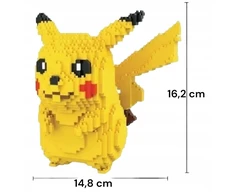 Bez Marki Konstrukciniai blokai Pokemon Pikachu 1476 El Figūrinis 3D galvosūkių rinkinys