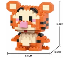 Bez Marki Konstrukciniai blokai Tigger Tigger Block Set | 170 dovanų