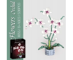 Bez Marki Konstrukciniai orchidėjos žiedų 3d kaladėlės, 536 elementai