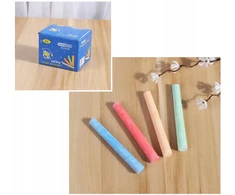 Bez Marki KREDA TABLICOWA KOLOROWA OKRĄGŁA DO TABLICY 100 SZTUK W KARTONIKU 7x1CM