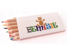 Teka Bez Marki KREDKI 6 KOLORÓW FIRMOWANE LOGO BEMISIE