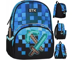Bez Marki Kuprinė DLA PRZEDSZKOLAKA DO PRZEDSZKOLA CHLOPCA MINECRAFT Žaidimas PIKSELE DUZY