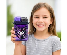 Gertuvė Bez Marki KUROMI VANDENS BUTELAS BUTELAS ŠAUDULIŲ VANDENS GERIMAS BADULIS SANRIO 600ml