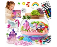 Bez Marki KŪRYBINGAS VIENRAGIS RINKINYS MAGICAL AQUA TERRARIUM DIY LED CRYSTAL LAMP