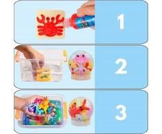 Bez Marki Kūrybingų vaikų edukacinis rinkinys „pasidaryk pats“ gelis „Magic Vanduo Figures Colors“.