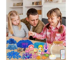 Bez Marki Kūrybinis Mermaid rinkinys mergaitėms Kinetic Sand Night Light, pasidaryk pats