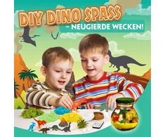 Bez Marki Kūrybinis rinkinys Dinozaurų terariumas naktinė lempa magiškas daugiaspalvis — dovana berniukui, dailės rinkinys, kambario dekoracijos, pasidaryk pats žaislai, priešistorinės figūrėlės, led apšvietimas vaikams