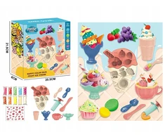 Bez Marki KŪRYBINIS RINKINYS LEDAI PLAY CASTRY DESSERT FACTORY