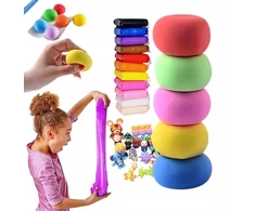 Bez Marki Kūrybos rinkinys PUTOMAS, PLASTIKOS PASTA, plastilinas, 12 SPALVŲ, dovana