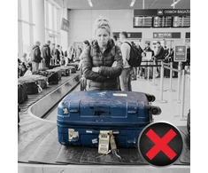 Bez Marki Lagamino užvalkalas rankinio bagažo M juodas apsauginis kelioninis užvalkalas