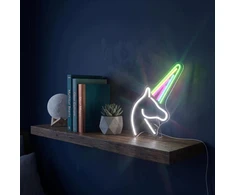 Bez Marki Lampa LED Neon Light Konik Vienaragis Znak LED Vienaragis kolorowy YDH