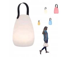 Bez Marki Lampa LED RGB Wielokolorowa Przenośna Lampka su Uchwytem na Taras do Ogrodu