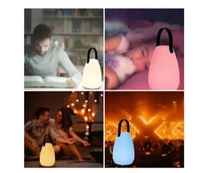 Bez Marki Lampa LED RGB Wielokolorowa Przenośna Lampka su Uchwytem na Taras do Ogrodu