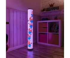 Bez Marki Lampa Podłogowa LED Minionki 103cm RGB 8 Kolorów Pilot Ściemniana
