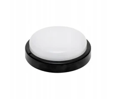Lubinis šviestuvas Bez Marki lampa ścienna/sufitowa LED HOME RCC18LEDBK okrągła, juoda, 18 W,4000K