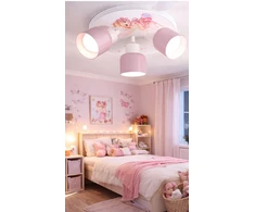 Bez Marki LAMPA SUFITOWA DZIECIĘCA LUMI DREAMS PLAFON 30cm WRÓŻKA POKÓJ DZIECKA LED