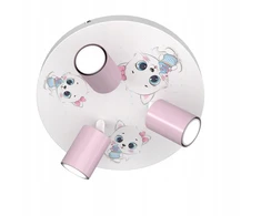 Bez Marki LAMPA SUFITOWA DZIECIĘCA LUMI DREAMS PLAFON 30cm GU10 KOT POKÓJ DZIECKA LED