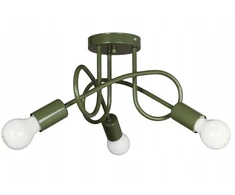 Pakabinamas šviestuvas Bez Marki Lampa sufitowa EDISON khaki wisząca żyrandol lampy sufitowe do salonu loft
