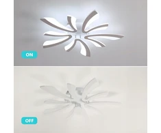 Lubinis šviestuvas Bez Marki Lampa sufitowa LED do salonu sypialni 70cm 50W 65000K światło zimne balta