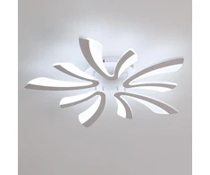 Lubinis šviestuvas Bez Marki Lampa sufitowa LED do salonu sypialni 70cm 50W 65000K światło zimne balta