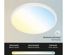 Bez Marki LAMPA SUFITOWA LED ŚCIEMNIANA Z PILOTEM GWIAZDAMI I KRYSZTAŁAMI