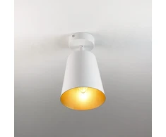 Lubinis šviestuvas Bez Marki Lampa Sufitowa Reflektor Sufitowy Vintage Baltas