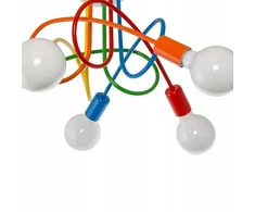 Lubinis šviestuvas Bez Marki LAMPA sufitowa VEN W-LOOP/5 MIX metalo sp. OPRAWA plafon pręty sticks spirala