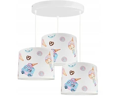 Bez Marki Lampa sufitowa wisząca żyrandol CANDY lampy do pokoju dziecka abażur led